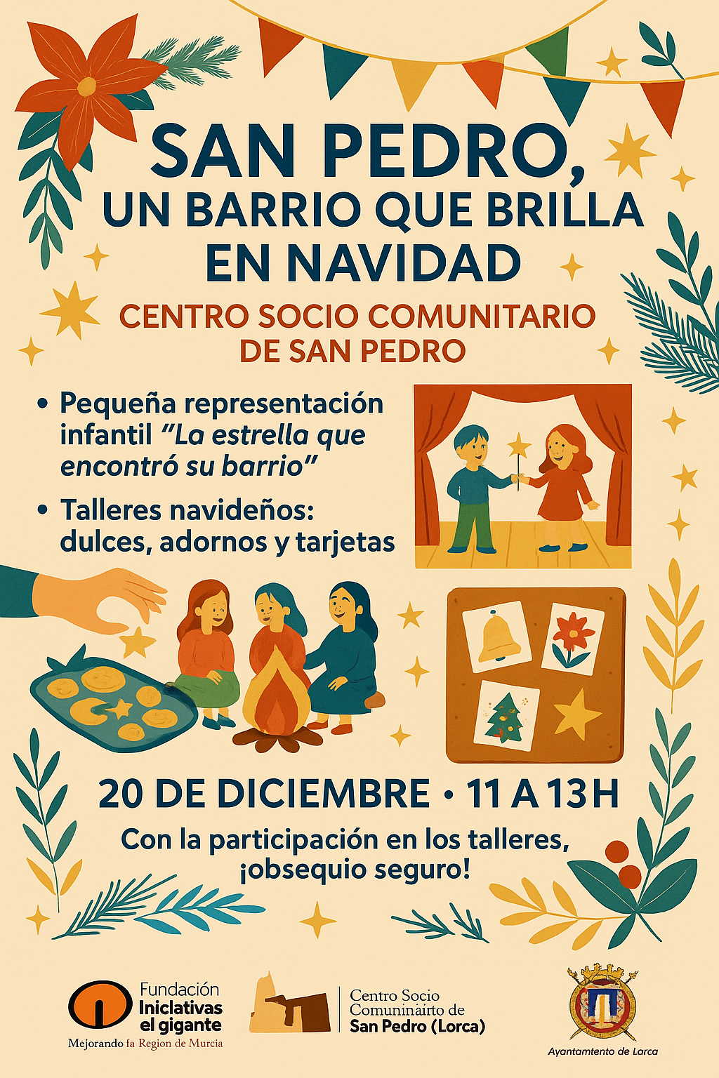 Jornadas de Navidad en el Centro Sociocomunitario de San Pedro en Lorca